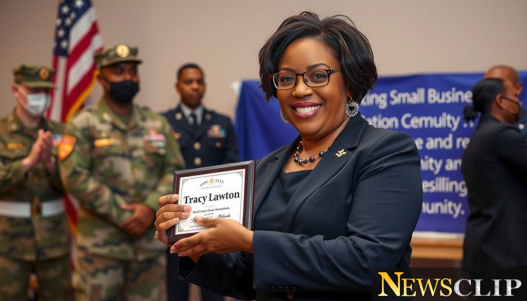 Celebrating Excellence: Tracy Lawton's Impact on Small Business Utilization in the Army