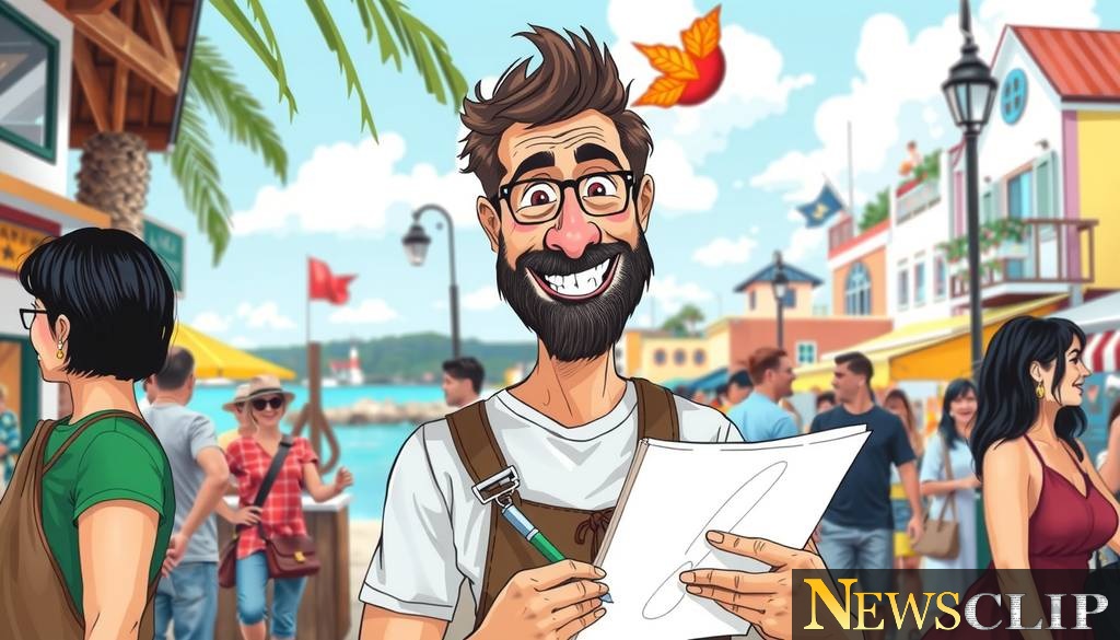 From Caricatures to Smiles: The Journey of a Coastal Artist