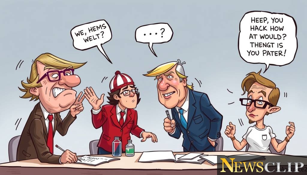 The Power of Political Commentary: A Cartographic Perspective