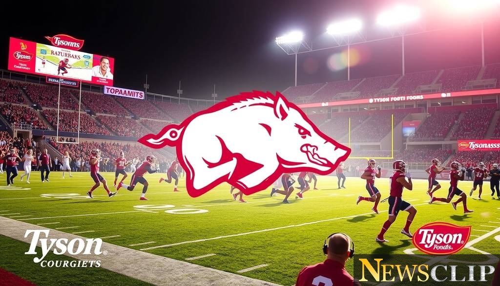 Tyson Foods Elevates Partnership with Arkansas Razorbacks: A New Era in Athletics Sponsorship
