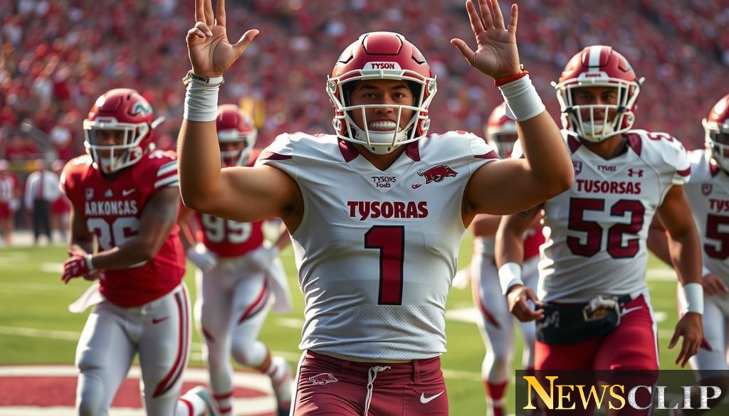 Arkansas and Tyson Foods Make Game-Changing Jersey Deal for Players